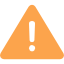 An exclamation mark inside a triangle